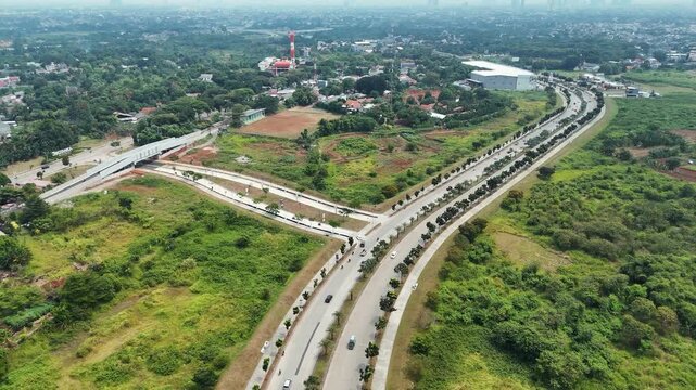 aerial, aerial view, apartment, architecture, bintaro, bintaro region, bintaro xchange, building, buildings, business, city, cityscape, construction, downtown, drone, green, highway, indonesia, jakart