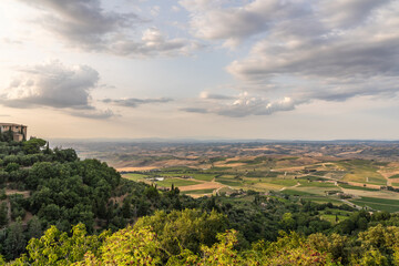 Obraz premium Sunset in Val d'Orcia