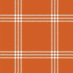 Scottish Tartan Pattern. Plaid Pattern Seamless Template for Design Ornament. Seamless Fabric Texture.