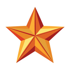 Obraz premium Vector star set on a white backdrop