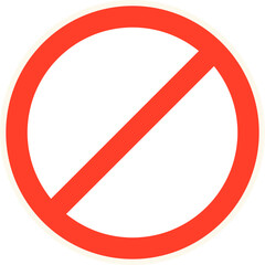 No Entry Sign Icon