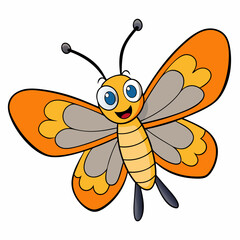 black and white butterfly isolated on white, butterfly vector illustration, butterfly vector art, butterfly silhouette, butterfly vector icon, eps