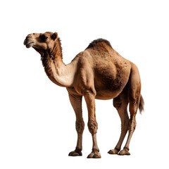 camel isolated on white transparent background png 