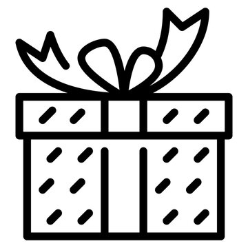 recommend clip art: gift or presents outline icon