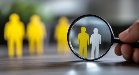 An employee selection process in the corporate world.