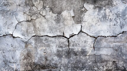Fototapeta premium A backdrop featuring a rustic concrete wall with visible texture and cracks, creating an industrial and edgy look perfect for modern designs, urban photography, or grunge-themed projects
