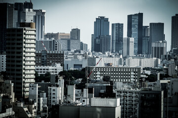 東京の高層ビル群のイメージ © kanzilyou