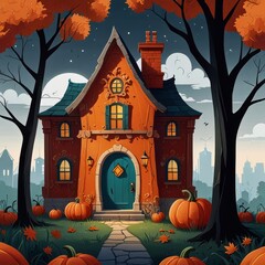 slightly ajar door and intricately designed windows, captured from a dramatic side angle