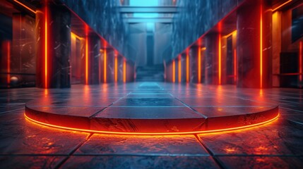 Innovative product display with brand visibility data in a virtual showroom, marketing, advertising, visibility.