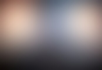 Dark blurred background decorated two diffused lights. 