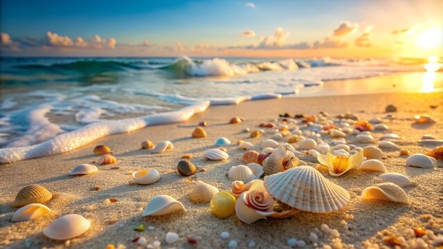 Sun-Kissed Shells and Seafoam Dreams: A Coastal Wedding generative AI - Powered by Adobe