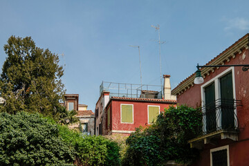 old house in the village of island