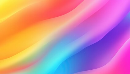 Obraz premium Vibrant Colorful Gradient Background Featuring Blurred Rainbow Colors in Soft Flowing Patterns