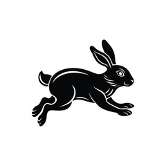 Creative Rabbit Silhouette Vector Art