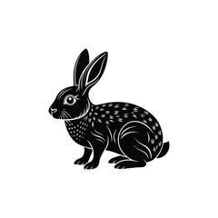 Creative Rabbit Silhouette Vector Art
