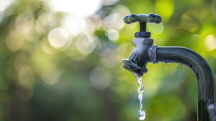 Water Droplet from a Faucet
