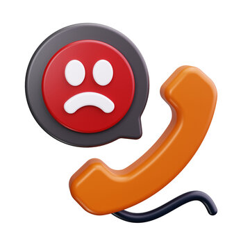 unsatisfied 3d render icons