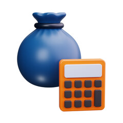 profit 3d render icons