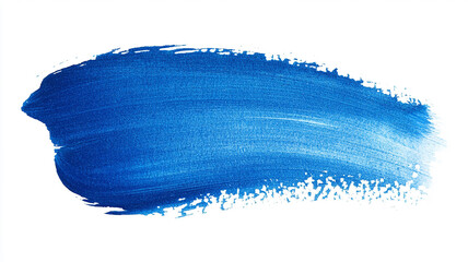 blue_paint_brush_strokes_watercolor_isolated