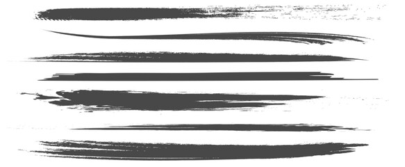 ブラシストローク素材・アナログタッチ・和風素材