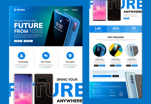 Creative Landing Page Template