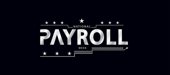 Logo representing National Payroll Week, designed with engaging elements that celebrate payroll industry achievements