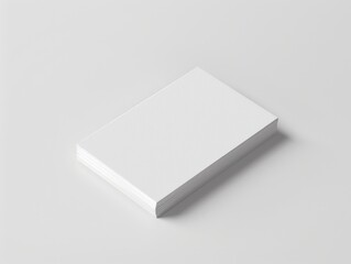 3D model of a white object with a cubic form, designed for minimalistic and elegant purposes.