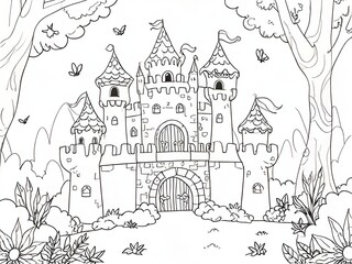Obraz premium castle on the hill