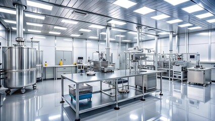 The Lab's Silent Symphony: A Sterile Environment's Precision  AI generated