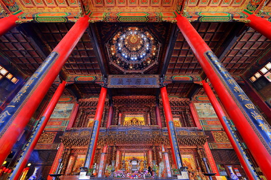 Orthodox Luermen Shengmu Temple, Chinese-style temple dating from 1661 at  
Chengan Rd, Annan District, Tainan, Taiwan
