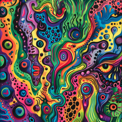 abstract psychedelic pattern