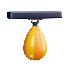 puching ball 3d render icons © HacaStudio