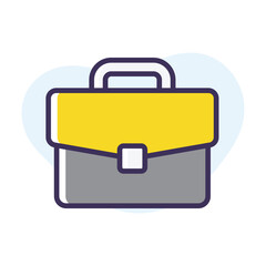 Briefcase vector icon