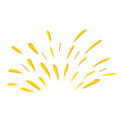 Fototapeta premium effect sparkles cartoon. shape glitter, magic spark, element abstract effect sparkles sign. isolated symbol vector illustration