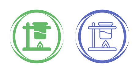 Bunsen Burner Vector Icon