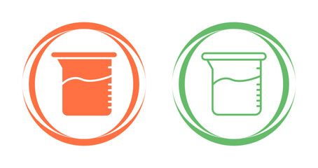 Beaker Vector Icon