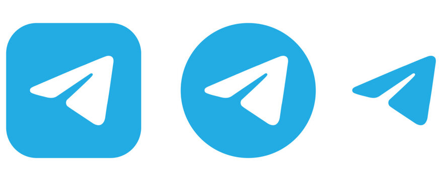 flat icon set of telegram editorial content