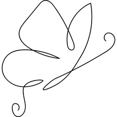 Monoline Butterfly