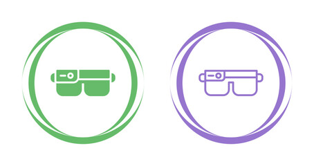 Smart Glasses Vector Icon