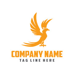  Phoenix logo template vector