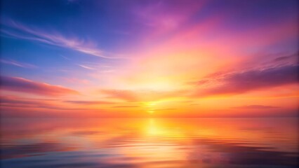 Ethereal Sunset Hues: A Serene Gradient Background  AI Generated