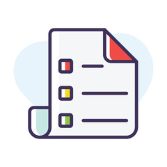 Candidate List vector icon