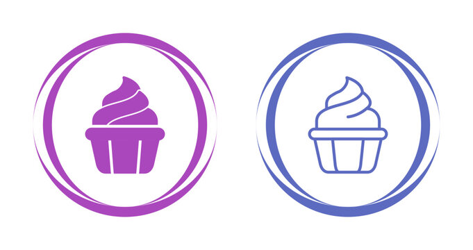 Cupcake Vector Icon