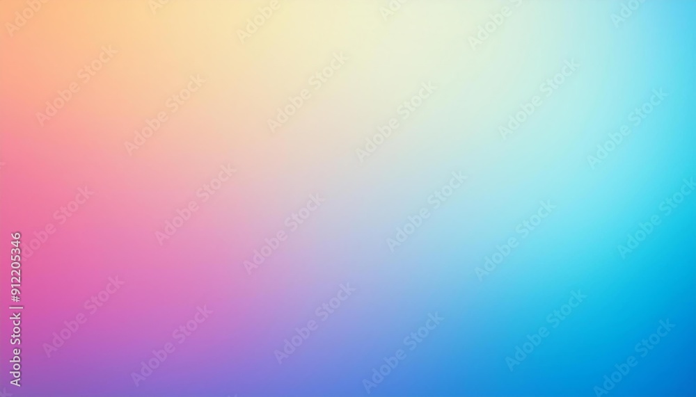 Wall mural minimalistic abstract gradient rainbow color or light colorful background.