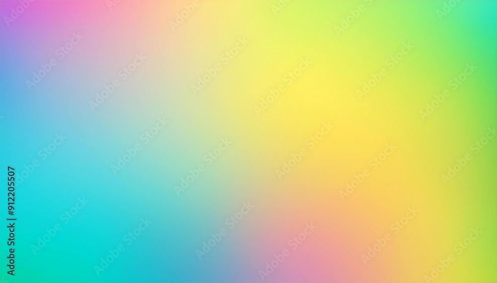 Wall mural minimalistic abstract gradient rainbow color or light colorful background.