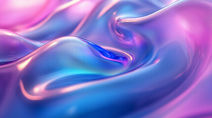 Fototapeta premium Fluid Glass Abstract Colorful Gradient