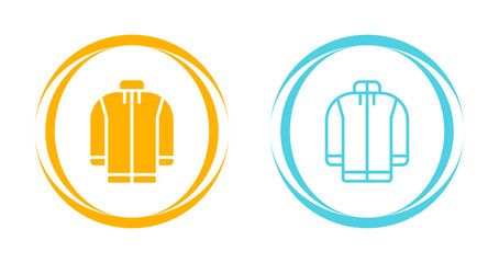 Fleece jacket Vector Icon