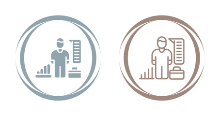 HR Analytics Vector Icon