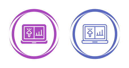 Clickstream Analysis Vector Icon