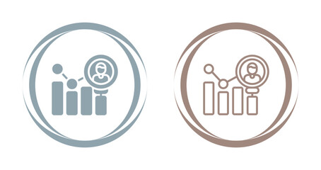 Customer Analytics Vector Icon